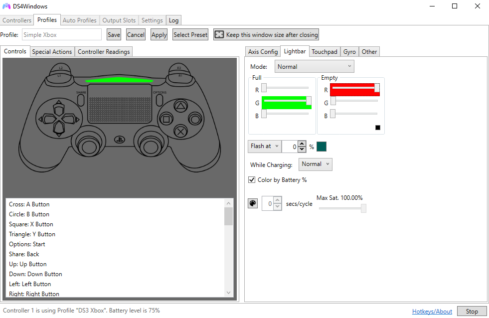 Ps on sale controller windows